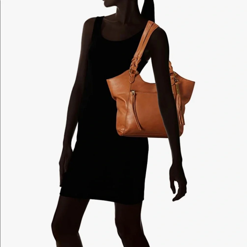 The Sak Sierra Leather Shopper. Cognac. Excellent Condition._13